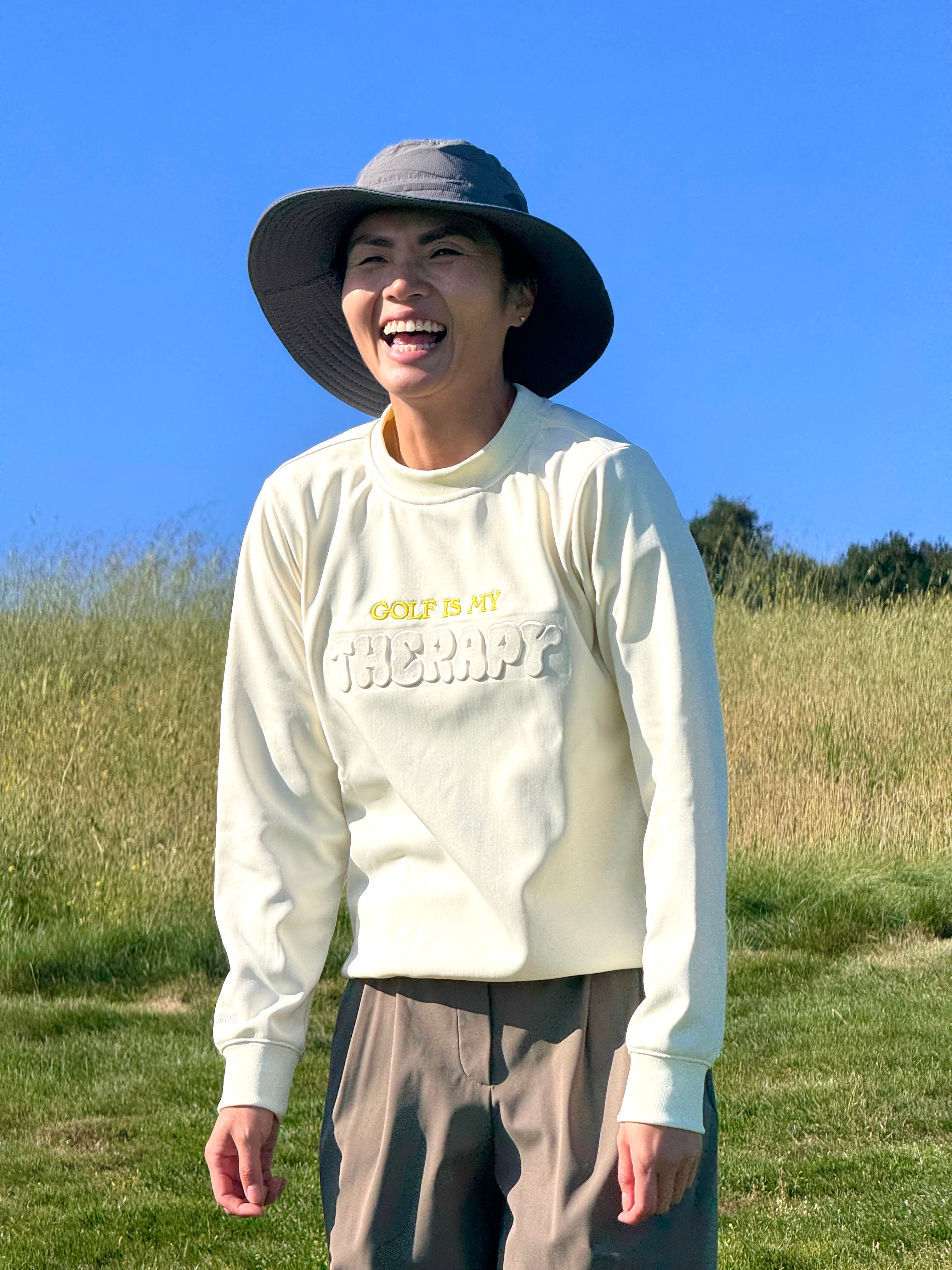 Golf is my Therapy Sweater – Hirondelle Golf
