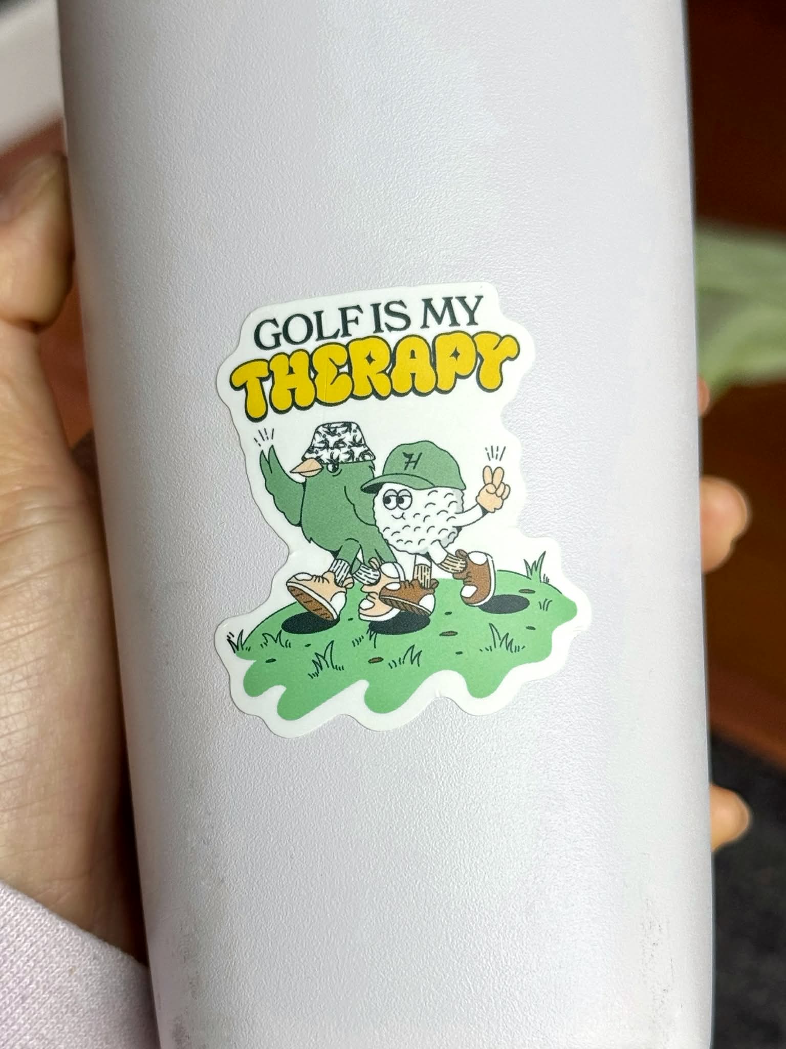 Elle Golf is My Therapy Sticker