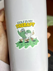 Elle Golf is My Therapy Sticker