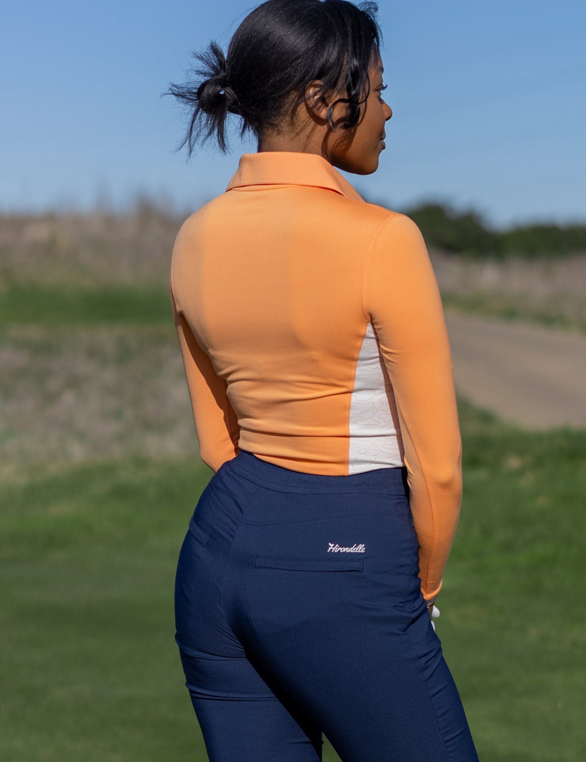 Hirondelle Golf Pants Performance Pants for Women in Navy