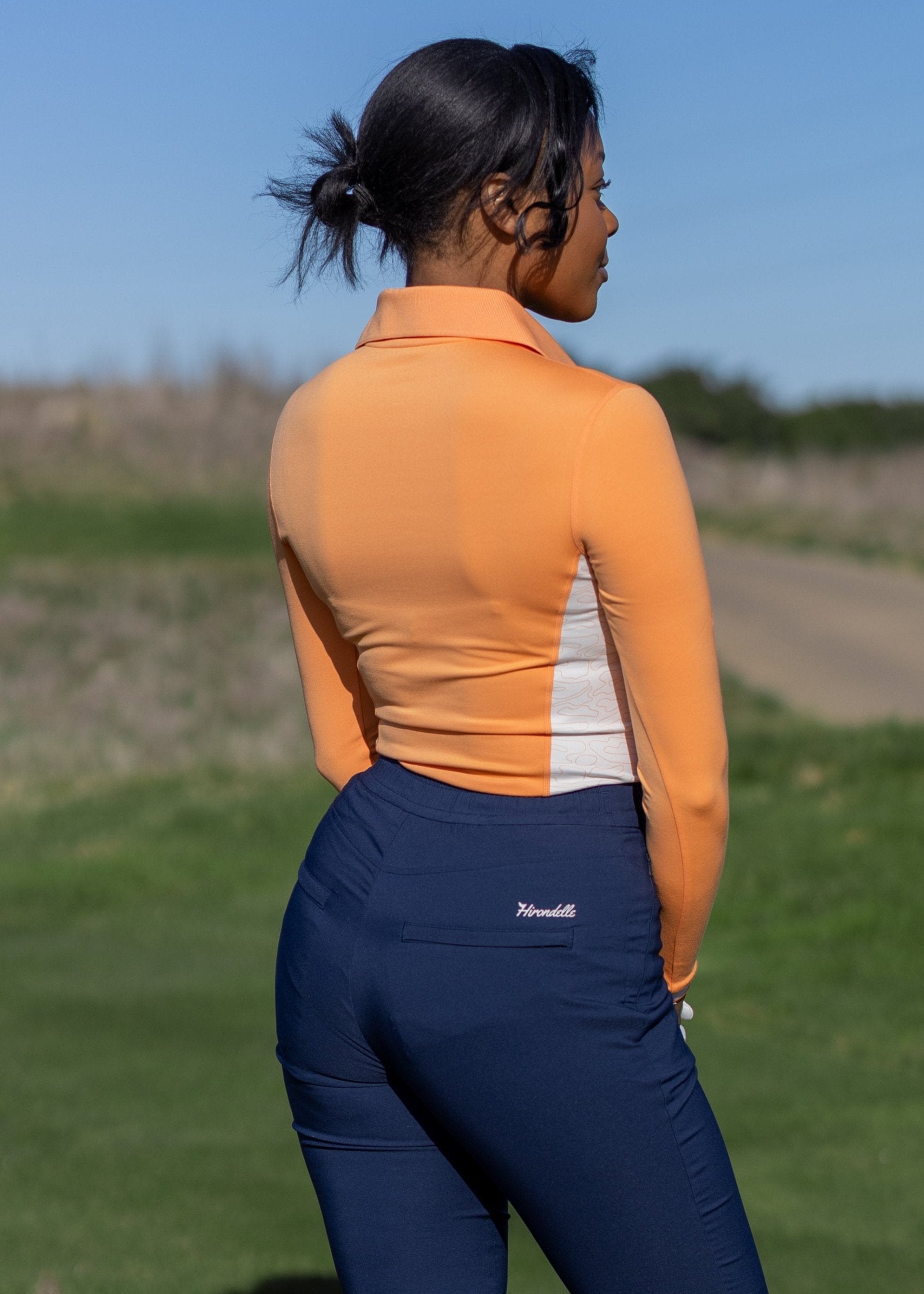 Hirondelle Golf Pants Performance Pants for Women in Navy