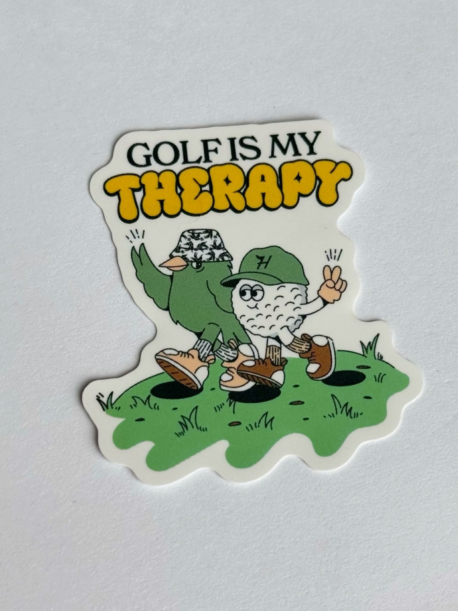 Elle Golf is My Therapy Sticker